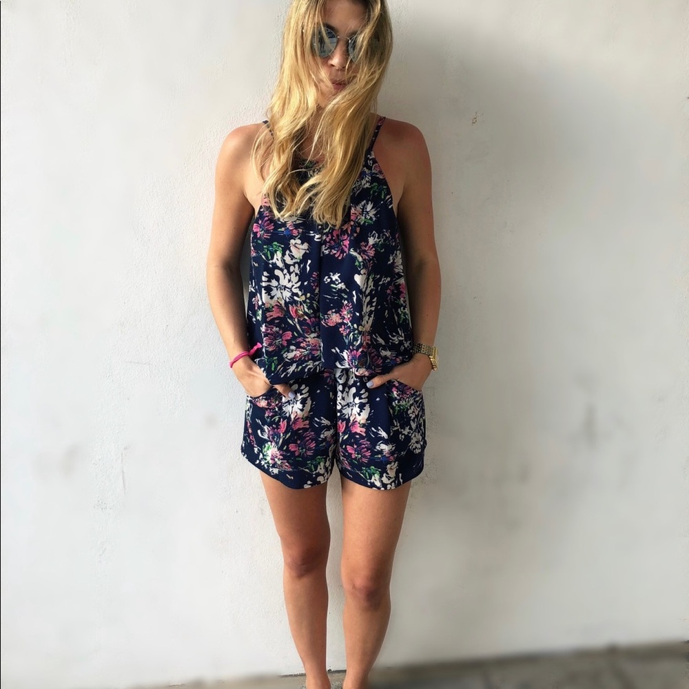 Aqua romper from Bloomingdale’s